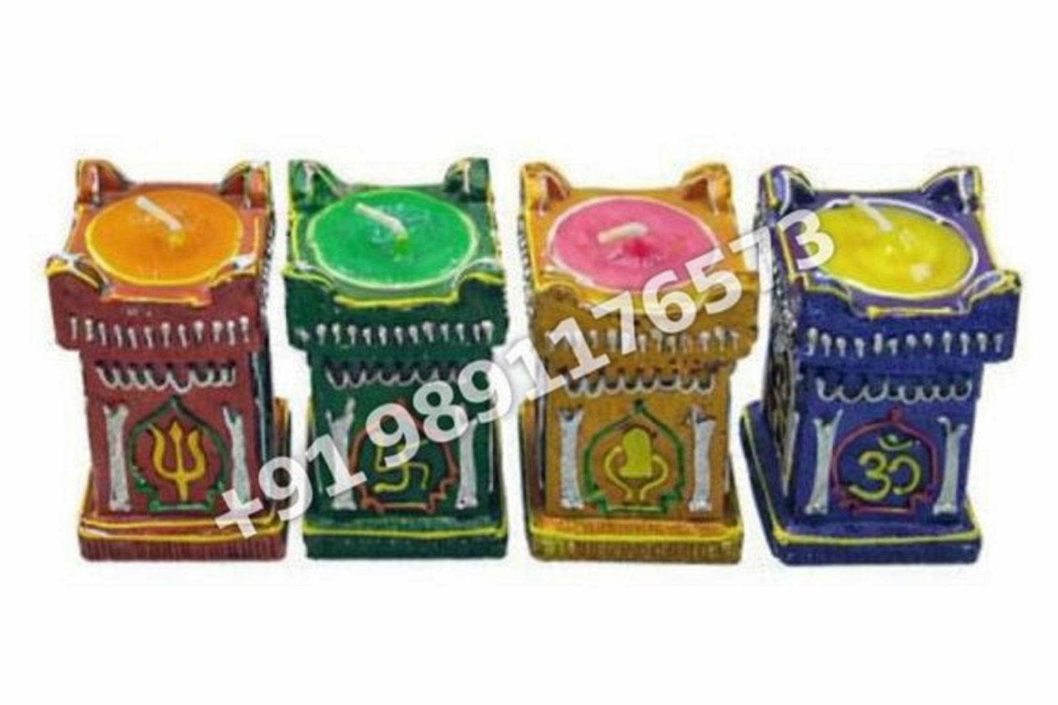CLAY TULSI WAX DIYA